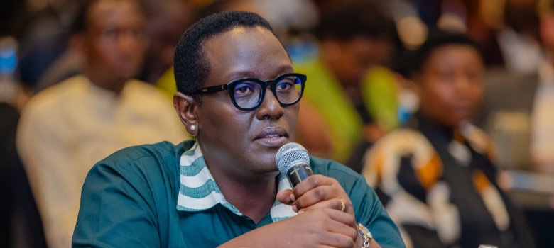 Hon. Marie Solange Kayisire, the Minister of State from MINALOC