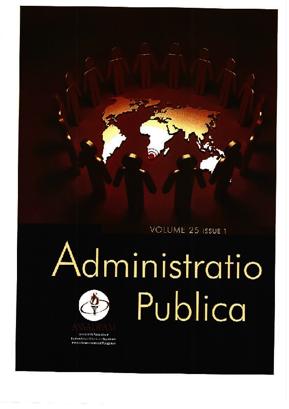 Administratio Publica Volume 25 Issue 1