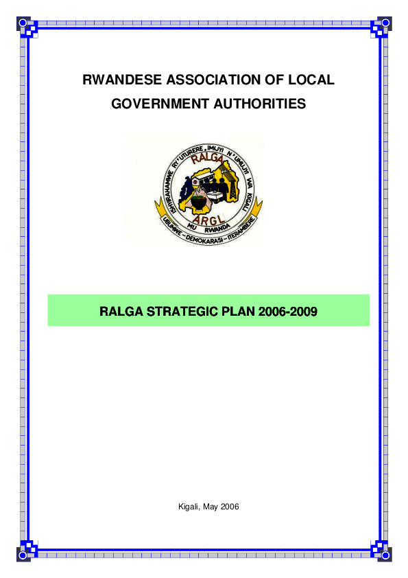 Strategic Plan-2006-2009